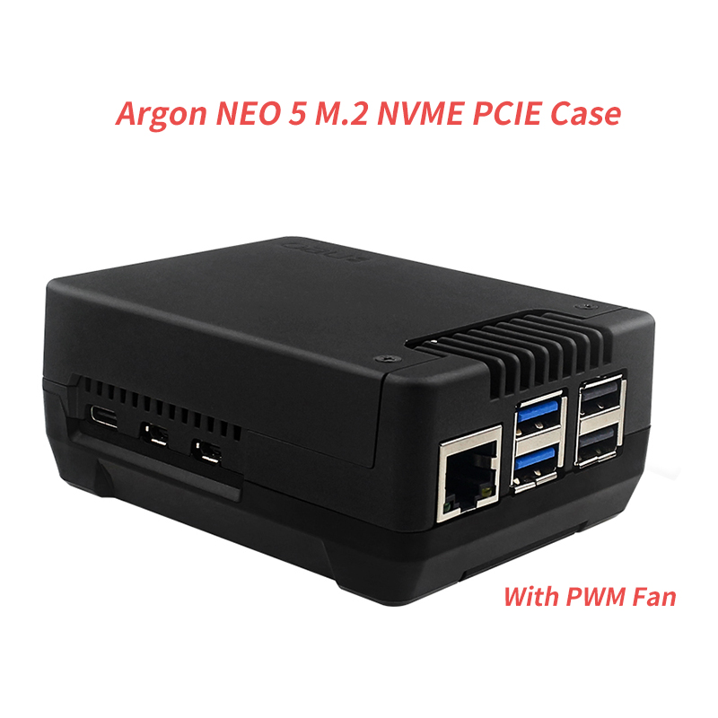 Pi 5 Case - Casing Argon NEO 5 M.2 NVME