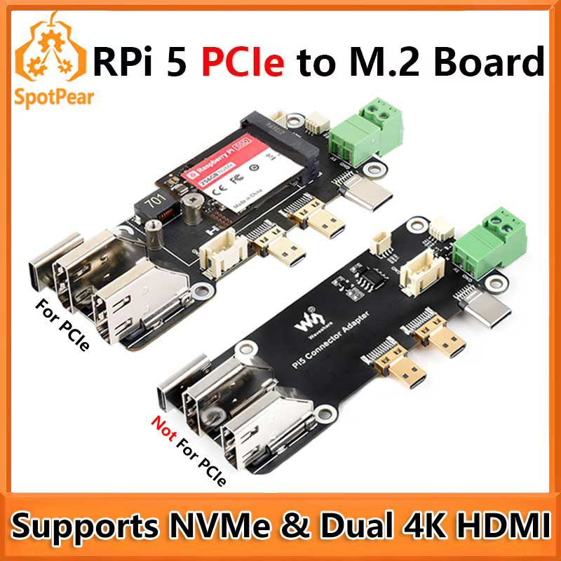 Pi Cooler - Raspberry Pi 5 PCIe ke M.2