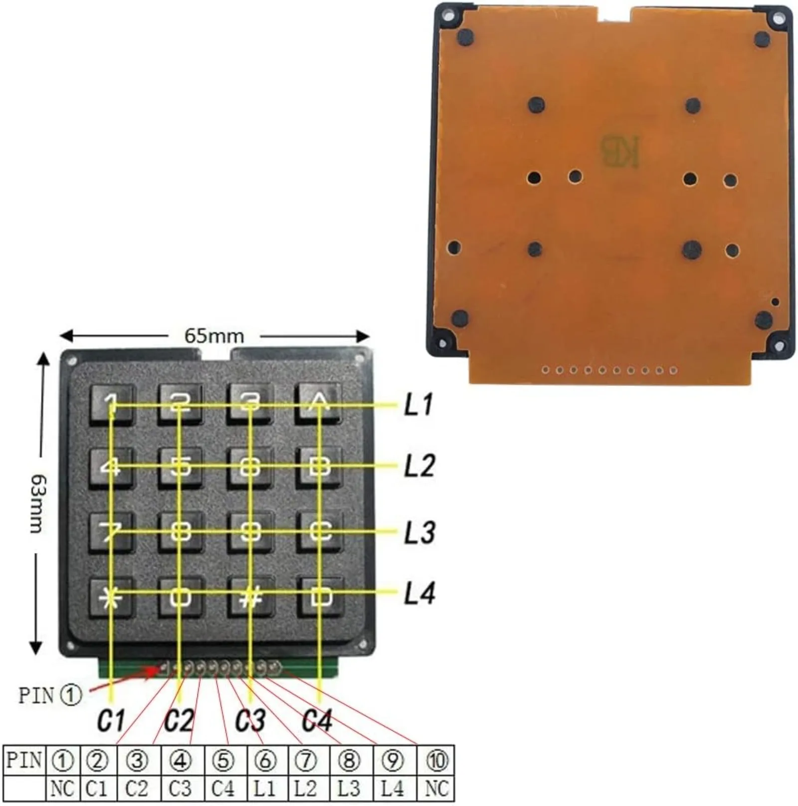 Modul Keyboard Membran Matriks - Arduino Kit ulasan dan harga