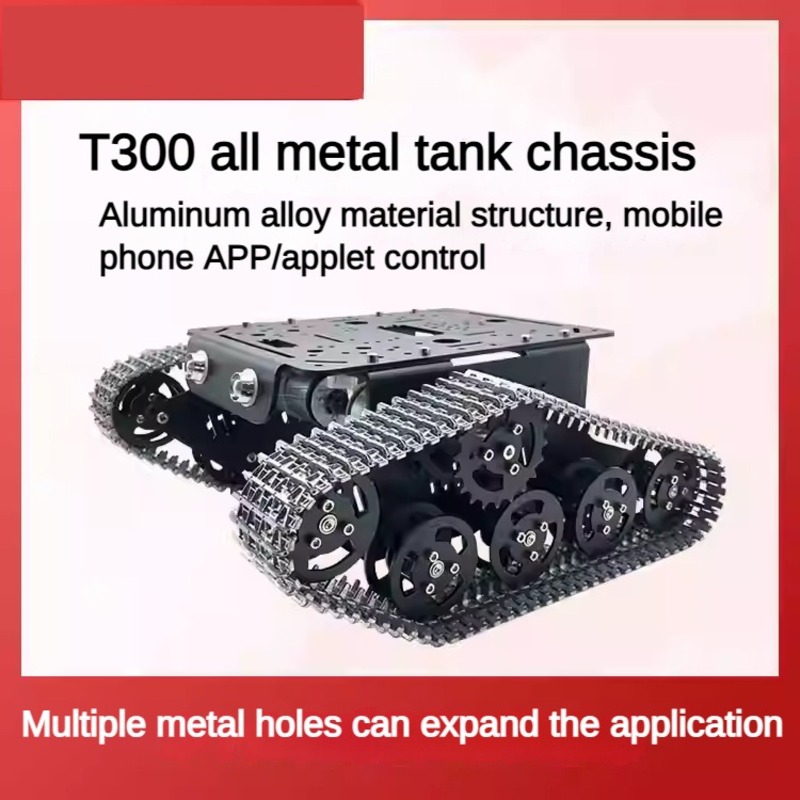 Rangka Tank 2WD dari Logam den - Raspberry Pi Kit ulasan dan harga