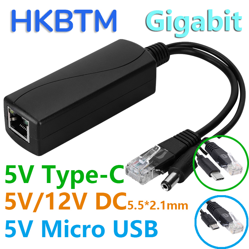 HKBTM Splitter PoE Gigabit unt - Pi Camera Cable ulasan dan harga